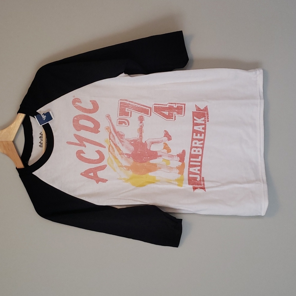 NWT AC/DC Jailbreak 3/4 sleeve t-shirt